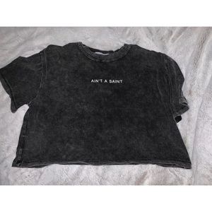 “Ain’t a Saint” graphic tee